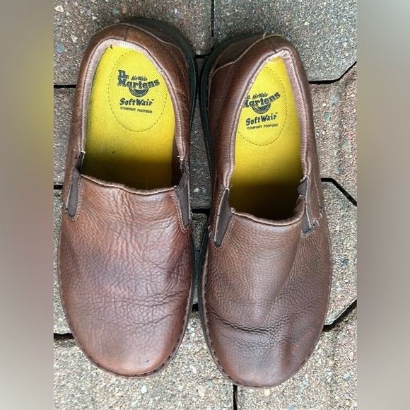 DR MARTENS Boyle grizzly men’s leather slip on shoes - Picture 2 of 8